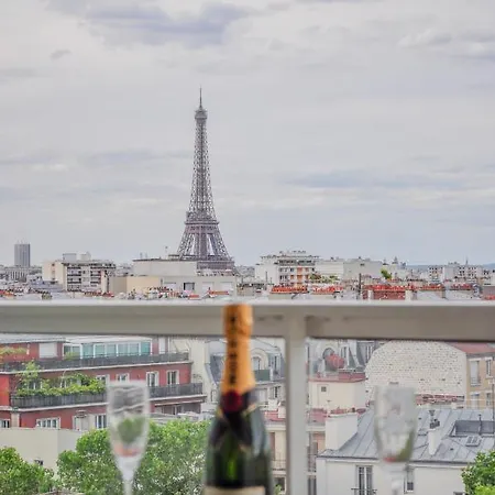 Vue Exceptionnelle Sur La Tour Eiffel 公寓 *
