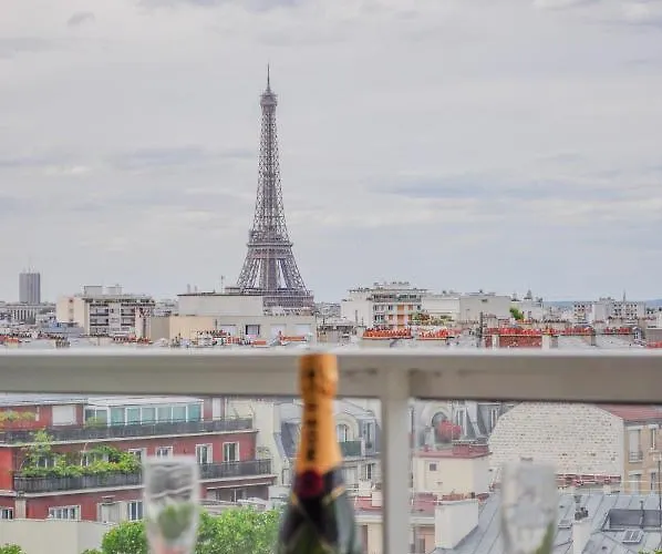 Vue Exceptionnelle Sur La Tour Eiffel Apartamento *